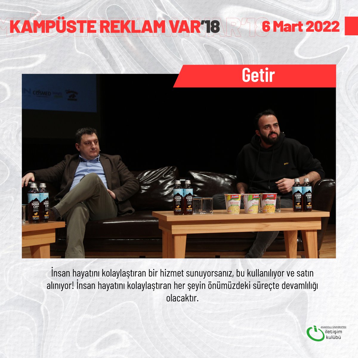 Oturumumuz devam ediyor! #kampustereklamvar18 #reklamıneneglencelihali