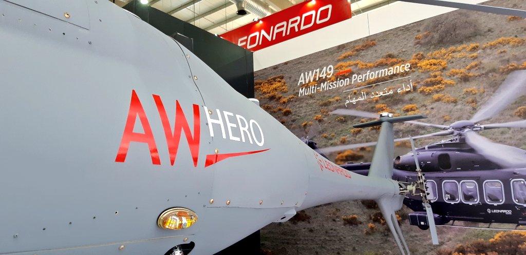 Leonardo_live's tweet photo. At @WDS_KSA we are showcasing #Leonardo's #AWHERO, a state-of-the-art #unmanned platform that can operate day &amp; night, over #land &amp; #sea. Reliable and cost-effective solution, it is the only #RUAS in its class designed with safety features such as systems redundancy #WDS2022 https://t.co/yrxkXBRpw6