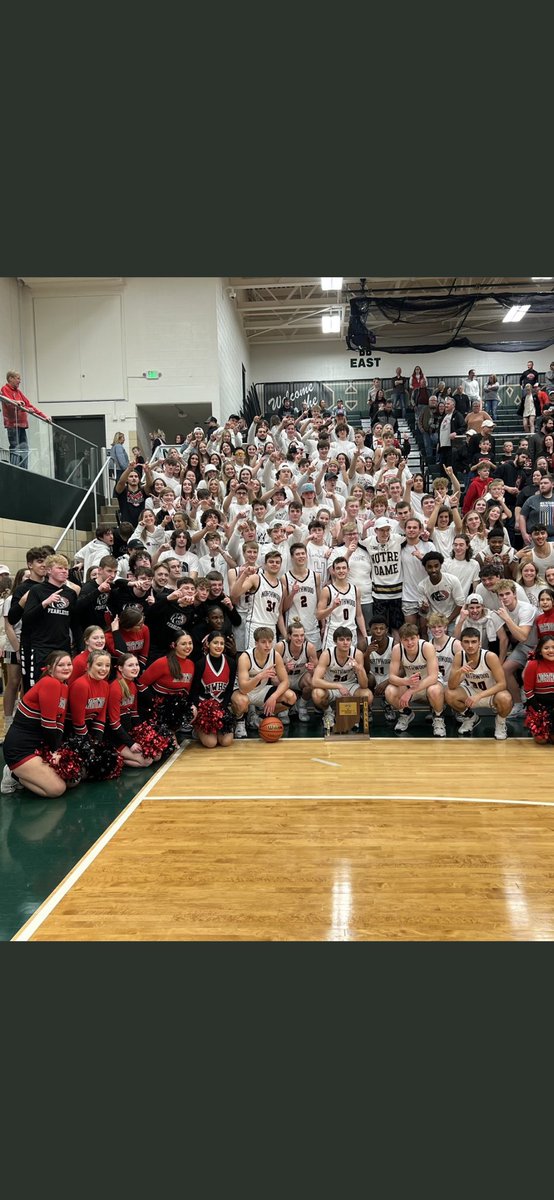 Thank You ⁦<a href="/NWCheerBlock/">NW Student Section</a>⁩ and the WaNee Community for being our 6th Man.  Best Cheer Block in the State!! #FEARLESS