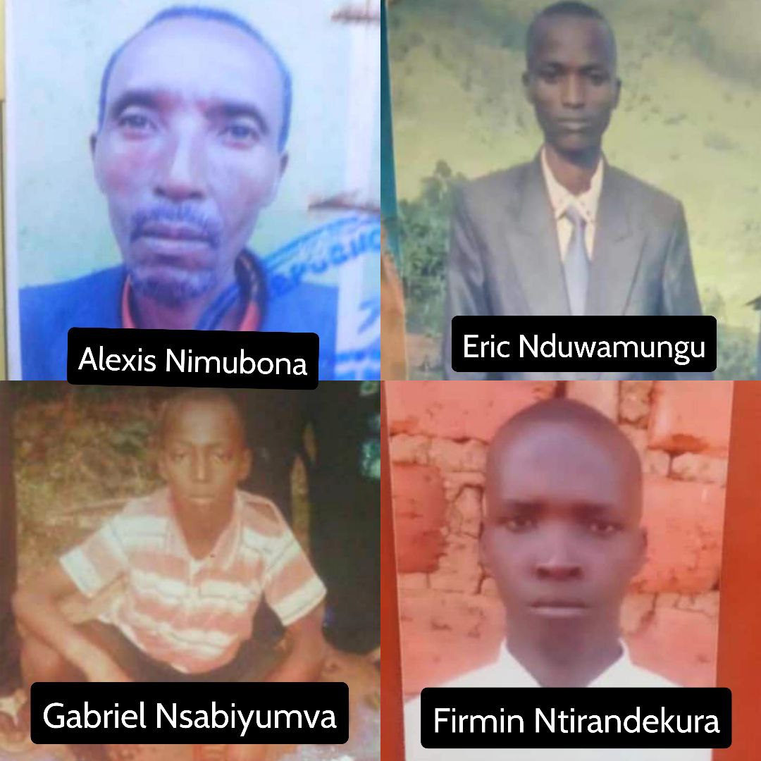 pnininahazwe's tweet photo. Arrêté par des miliciens #Imbonerakure, Jean-Claude Niyomukunzi a d'abord été détenu dans une permanence locale du CNDD-FDD avant d'être remis, tard dans la nuit, aux militaires qui venaient d'enlever Alexis Nimubona, ses 2 fils et son domestique à #Midodo. #Burundi #Ndondeza 2/2 https://t.co/u8Np6Zq8H0