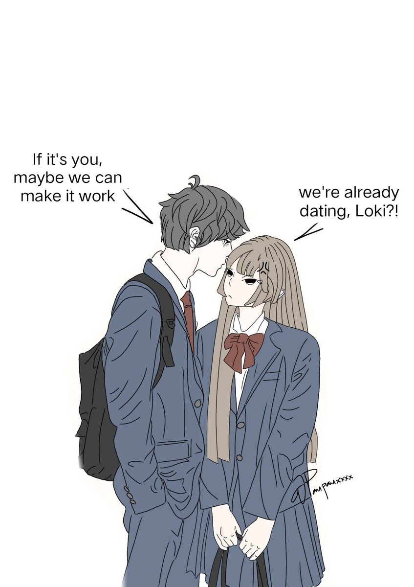 inaowrite's tweet photo. #ProjectLokiAU deleted scene ehe sa dreams kow charowt lang
Shawtawt kay @Paupauxxxx for the very cutie #Loreki fanart
#PLtwt https://t.co/s0zYuYevAr
