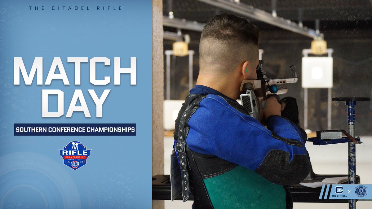 citadel_rifle's tweet photo. Day 2️⃣ of SoCon Championships: air rifle! #InOurSights #SoConRifle
🏆: https://t.co/mRwMo6l1n8 https://t.co/UfUpUuh7sH