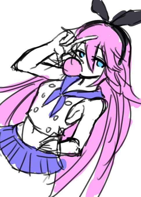 手ぐせだけで描くと流石にひどい 