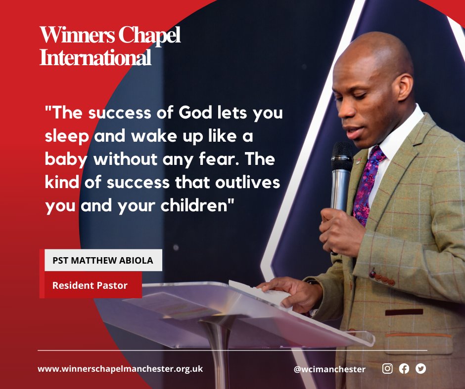 WciManchester's tweet photo. #biblicalsuccess #servicequotes
Have You Ever Wondered What Biblical Success is?
Well, it is the blessing that comes to you and doesn't add any sorrow! (Proverbs 10:22)
#receiveit #believeit #succeedingasabeliever https://t.co/aUm8PNDKQL