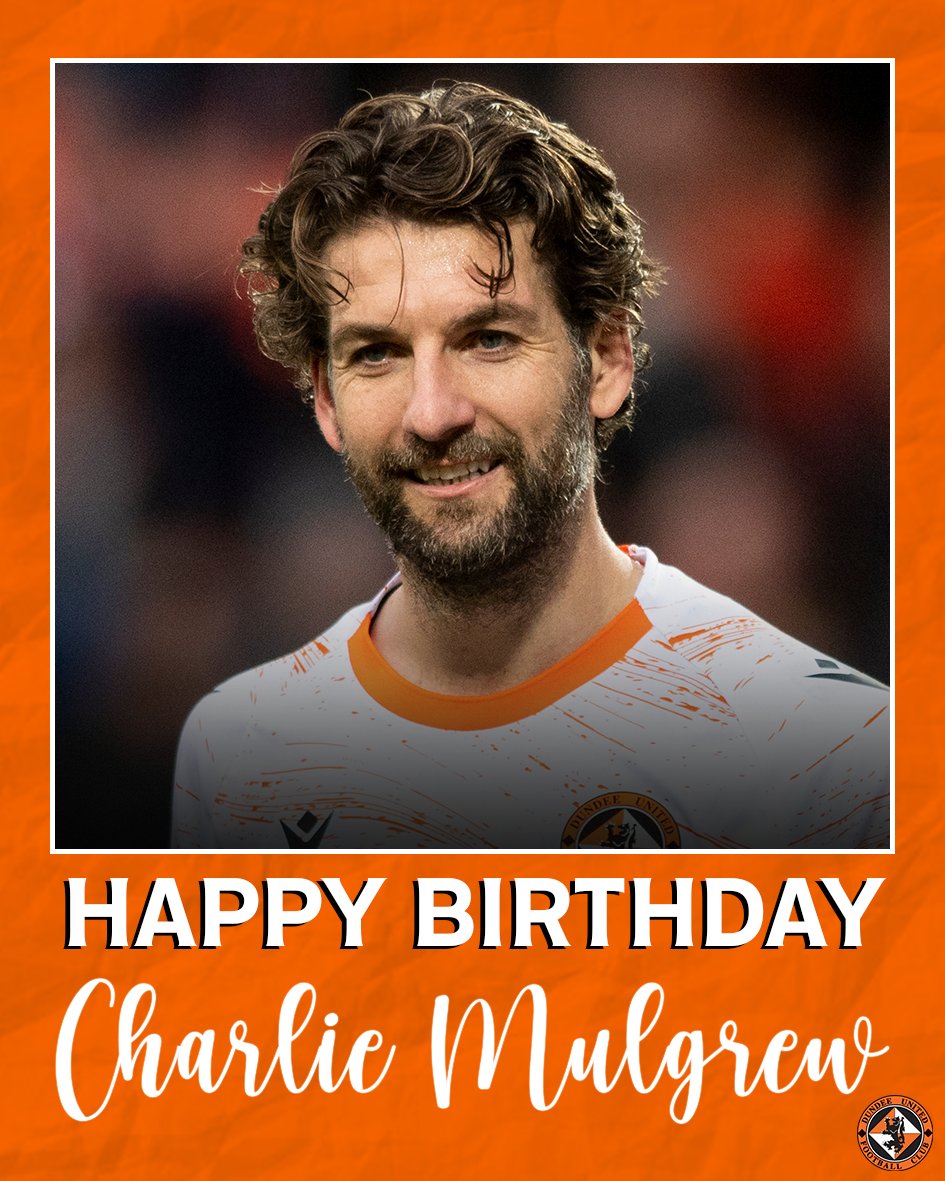  Happy 36th Birthday to our number 4  , Charlie Mulgrew 