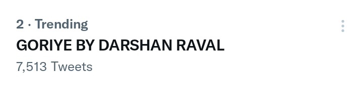 SaNjAnA_drdz's tweet photo. Goriye by Darshan Raval 💙🎶💙
#trending2 @DarshanRavalDZ   🎶💙💙💙 https://t.co/7IU5fuUDF6