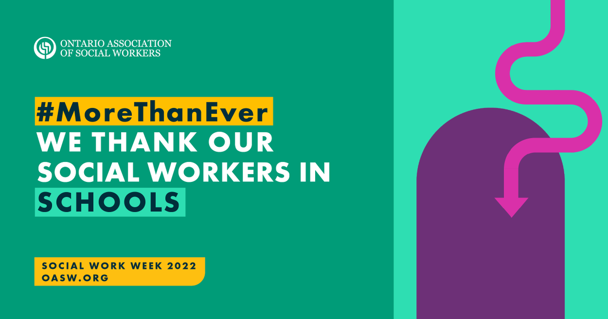 March 7 to 13 is Social Work Week in Ontario! Now #MoreThanEver, #SocialWorkers are here for your #MentalHealth. Learn more at bit.ly/33hF3ez