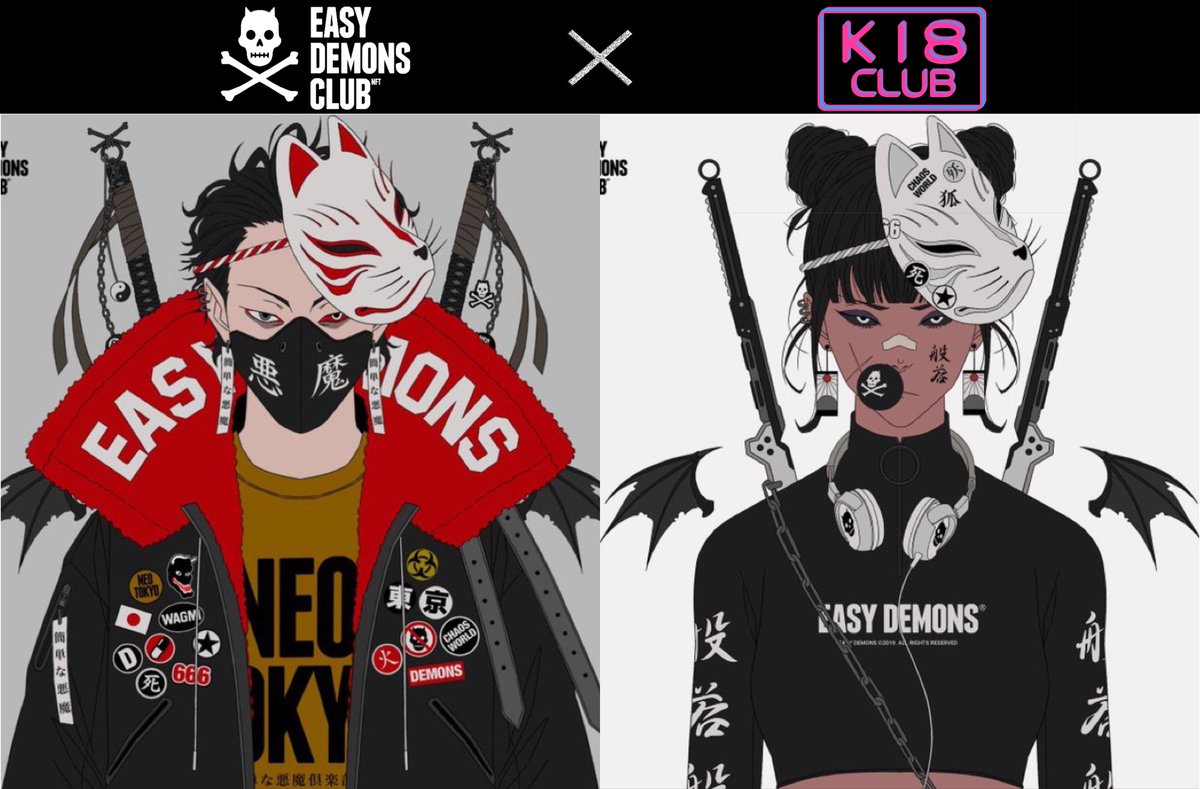 K18NftClub's tweet photo. 🚀🚀K18NftClub x Easy Demons Club WL Giveaway🚀🚀
We are giving away @easydemons_club  x3 whitelist spot!

TO ENTER： 
1. Follow @K18NftClub and @easydemons_club
2. Retweet &amp; Tag 3 friends 
3. Comment on twitter https://t.co/nG41bGl1kl