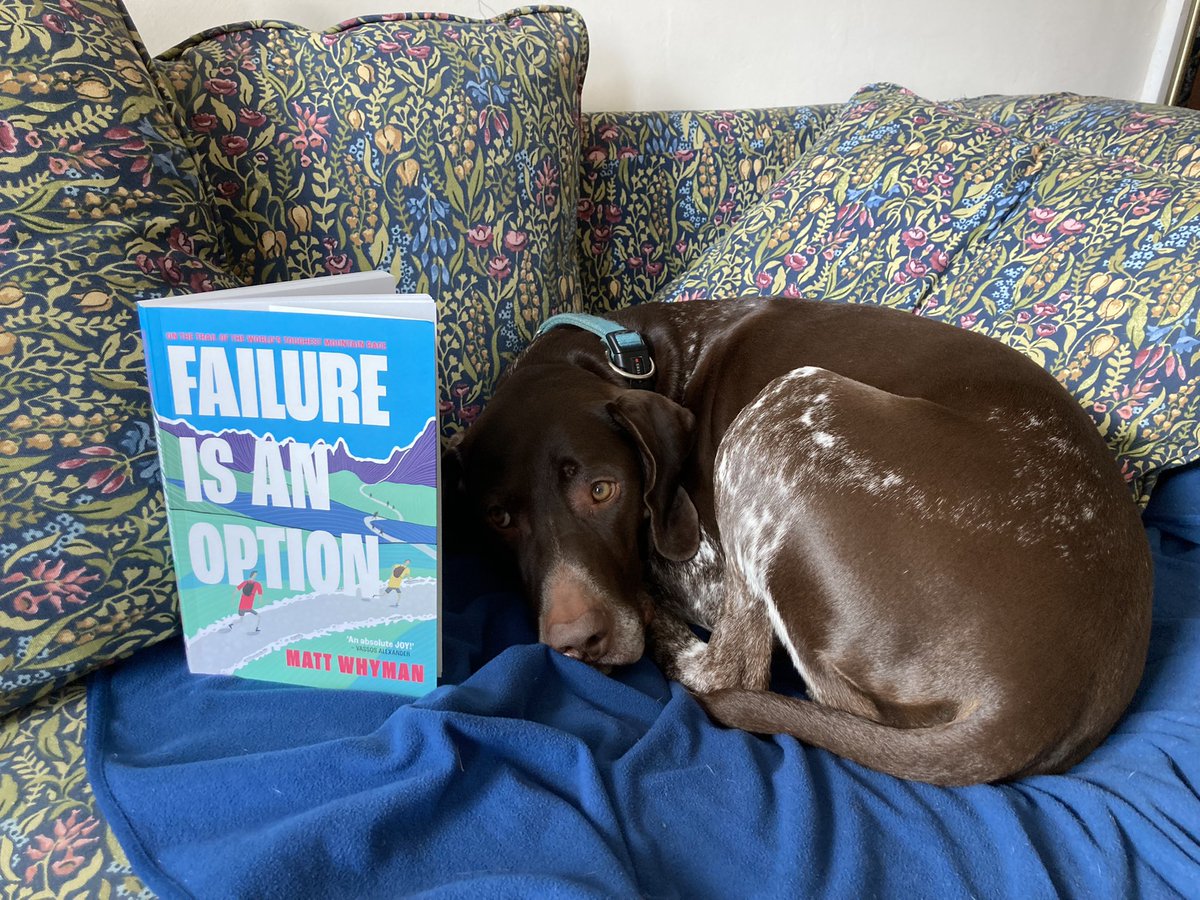 kirstyreade's tweet photo. .@GilbertGSP is gripped by @mattwhyman’s Failure Is An Option. I have to turn the pages for him and help him with the difficult words though. #ultrarunnerintraining https://t.co/O4mR5mdMzV