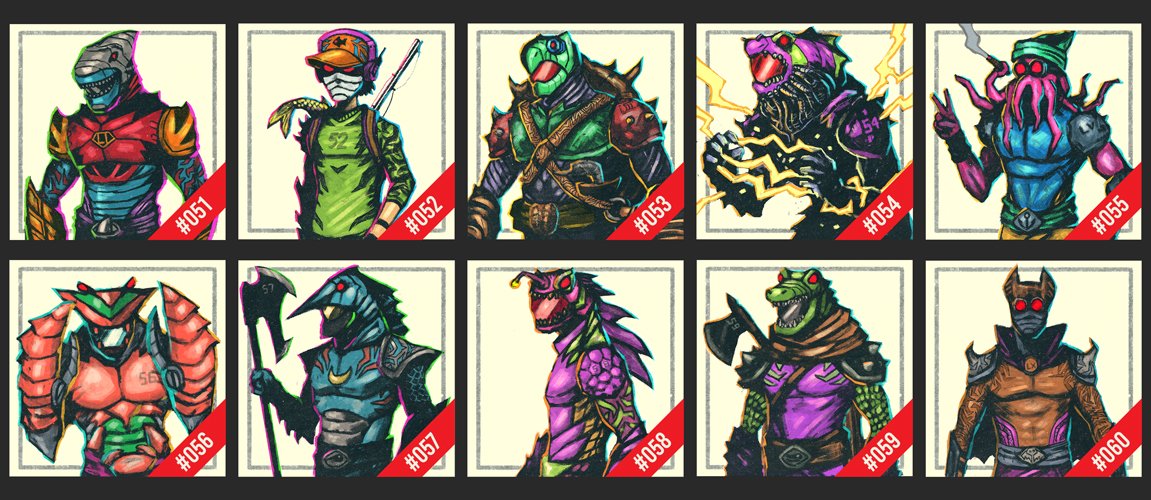 Hi #pentasian. TRE #051-#060 now available on <a href="/pentas_io/">Pentas | NFT Marketplace</a> . Check it out guys.😊🙏
app.pentas.io/collection/the…
#NFTs