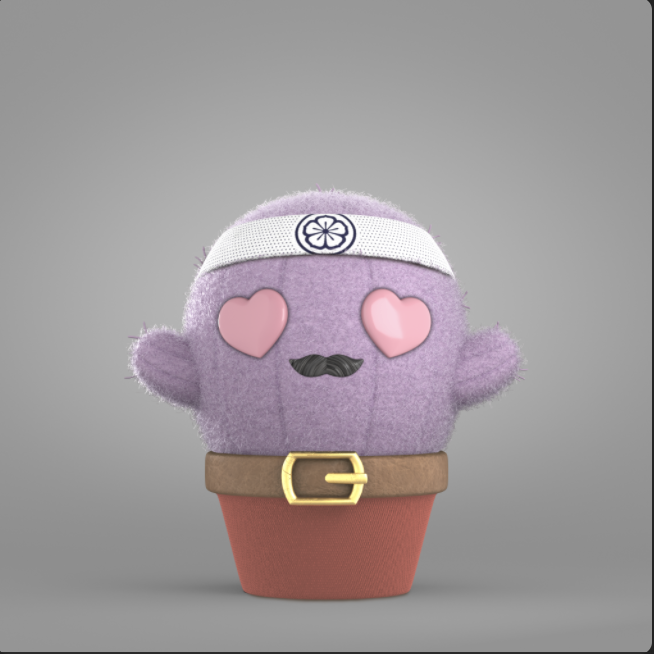 JimmyJuice's tweet photo. Sending positive Mr. Miyagi @CactusWorldNFT vibes to everyone today! #nft #SolanaNFT #positiveprojects #kidstv https://t.co/Jaep8z4IME