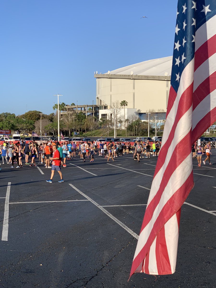 tikizstpete's tweet photo. Come down to @Skyway10K post race festivities - fist wave of runners are arriving!  Support Armed Forces Families Foundation.  Going in till 1 @TheTrop https://t.co/E92PYz114P