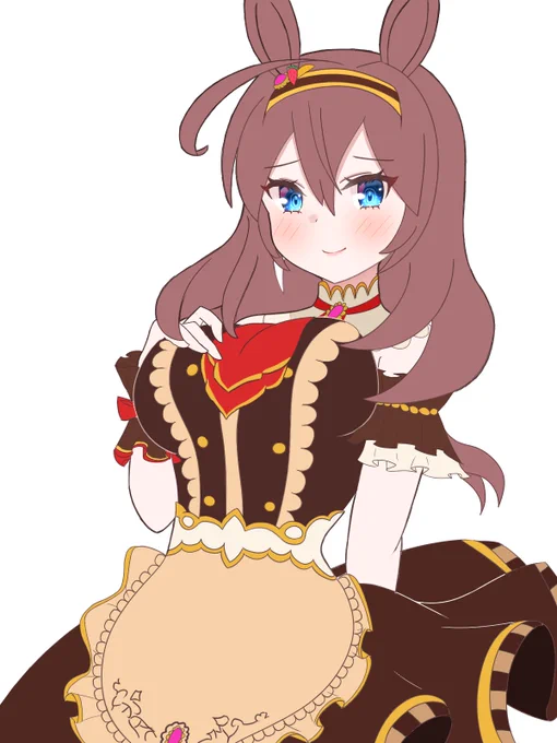 #落書き#ウマ娘#ミホノブルボン まだ途中ですが 