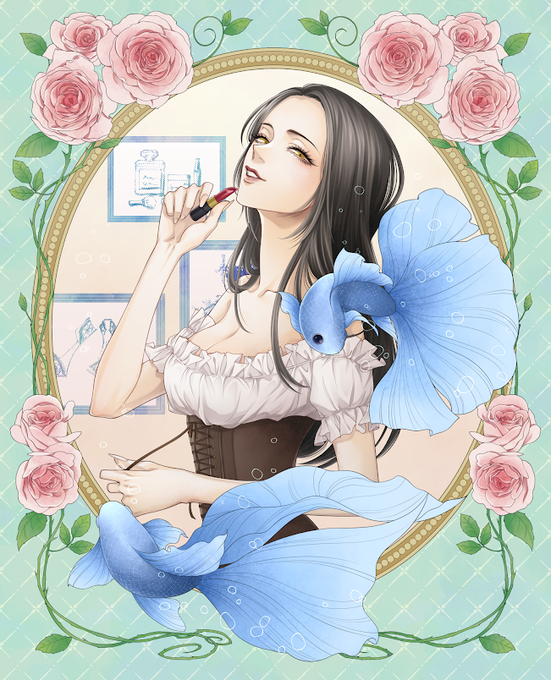 綺麗な女性のtwitterイラスト検索結果