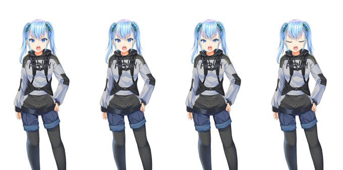 問題は1ピクセルのズレでアニメも手直しなんだよね。これが悪い見本。怒ってる絵はパッと見わからないけど動かすと数ピクセルズレててプルプルしてる 