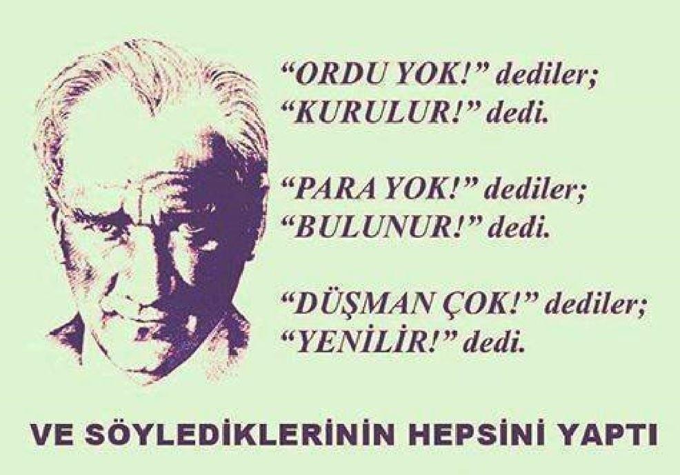 _KemalGunes's tweet photo. Atatürk 'e hayran olmamak elde mi. https://t.co/z2AoWyKmuG