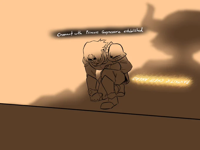 Kicking off fantasy month with odin and bess in dark souls 