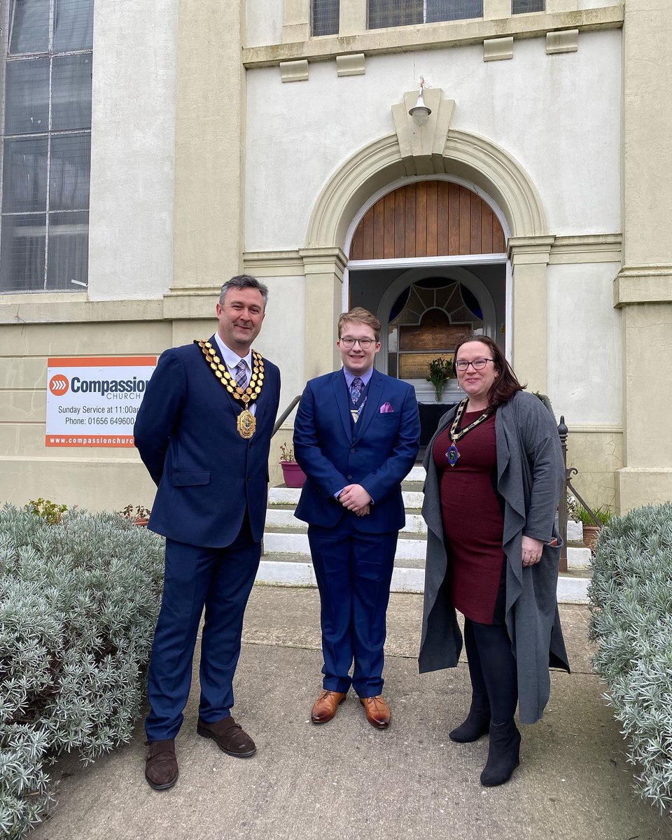 BridgendYouthC's tweet photo. Our Youth Mayor Xander was delighted to be invited to todays Community Civic Service at @CompassionWales with Town Mayor @StevenBletsoe #bridgendyouthcouncil #youthvoice #participation #communitycivicservice #compassionchurch #bridgend https://t.co/wZL1wQk90P