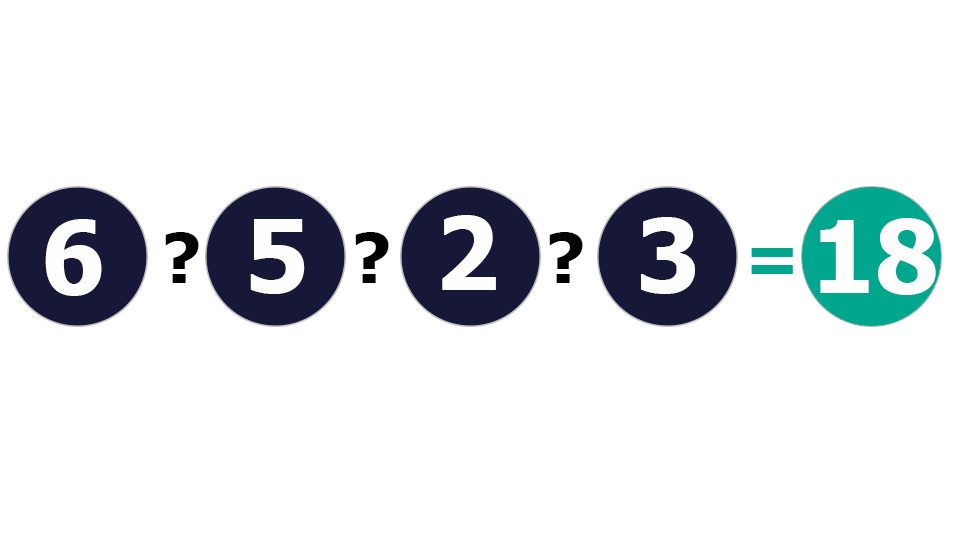 LaboMathsCLIEP's tweet image. 🧠🧮La #semainedesmaths Enigme n°3
Comment obtenir 18 ? Il est possible de combiner les opérations. La solution demain !
(La réponse d'hier était 22h08. Il fallait rajouter 21 min).
#SDM2022 #Semainedesmaths