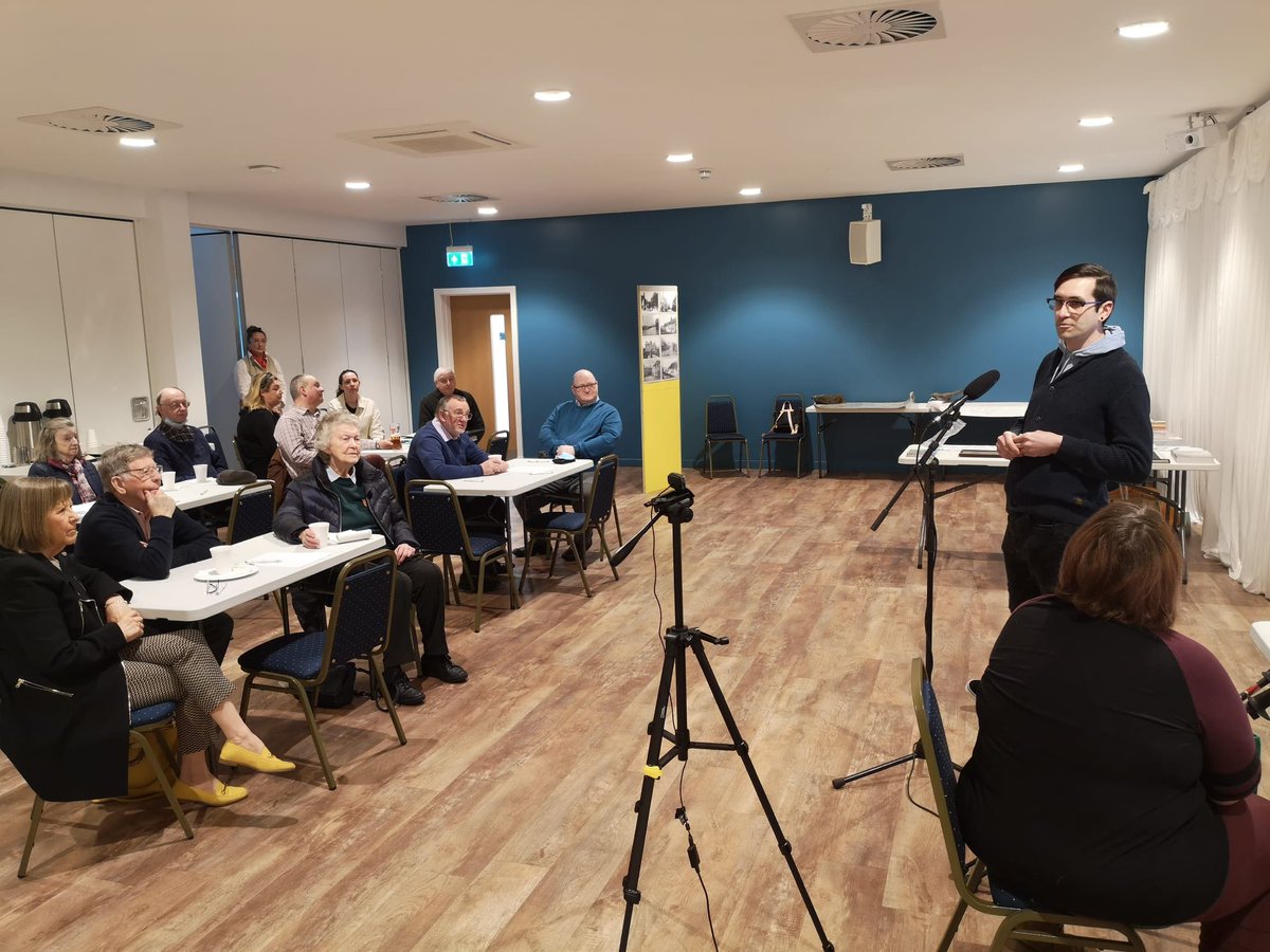 HistoryCarrick's tweet photo. Our first event was a success! Thanks to @mayboleregen for collaborating with us and making it happen. Thank you to James Brown for such a fantastic and entertaining talk. Finally, thank you to everyone who attended today! https://t.co/pstes7fMWn