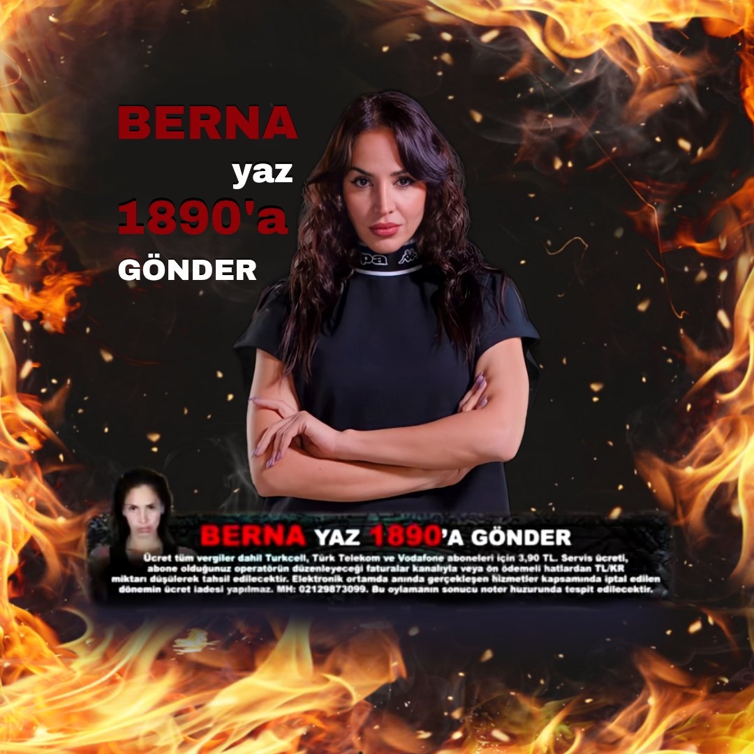 beminelilbonita's tweet photo. HATIRLATMA! oylama hala açık geç olmadan BERNA yaz 1890a gönder. https://t.co/8e3XnMgW5j