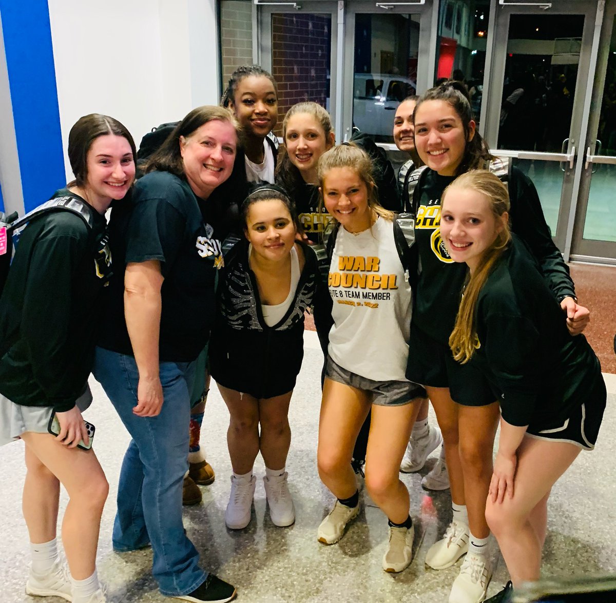 Being courtside to see <a href="/SHSLadyHoops/">Sequoyah Lady Chiefs</a> (and all my former <a href="/JrChiefsBball/">Jr Chiefs Basketball</a> girls) get the W &amp; move on to the State Championship game was a dream come true! So very proud! Love those smiling faces. GO LADY CHIEFS!