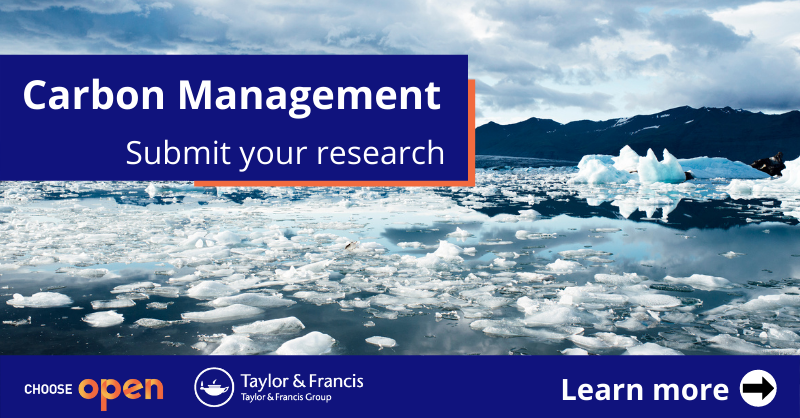 tandfenviro's tweet photo. Contribute your climate change research to Carbon Management, an open access journal publishing the latest research examining carbon dioxide and other greenhouse gas interactions.