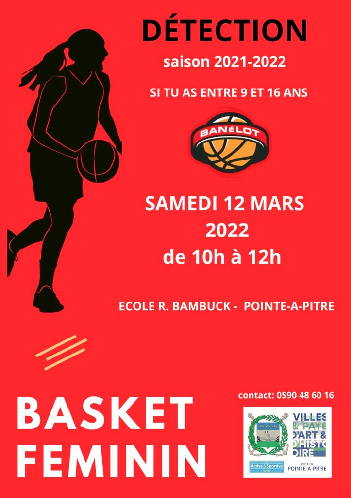 banelot's tweet photo. Tu aimes le basket ? Tu veux essayer, tu es là bienvenue pour participer à une séance de détection samedi 12 mars sur le terrain de l'école Bambuck 
#basketball #féminin #banelot  #8mars2022 https://t.co/xl8yTH5zA3