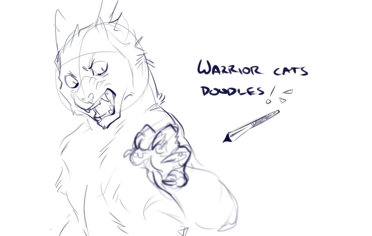 Hello yes I feel like doodling a few cultist cats

Anyone got any particular Warrior Cats ya'll would like to see me draw?

Can also share a few of ur fan OC's, am just more likely to drawing from the original series u-u 