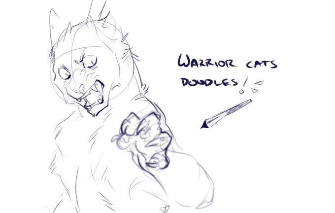 Hello yes I feel like doodling a few cultist cats

Anyone got any particular Warrior Cats ya'll would like to see me draw?

Can also share a few of ur fan OC's, am just more likely to drawing from the original series u-u 