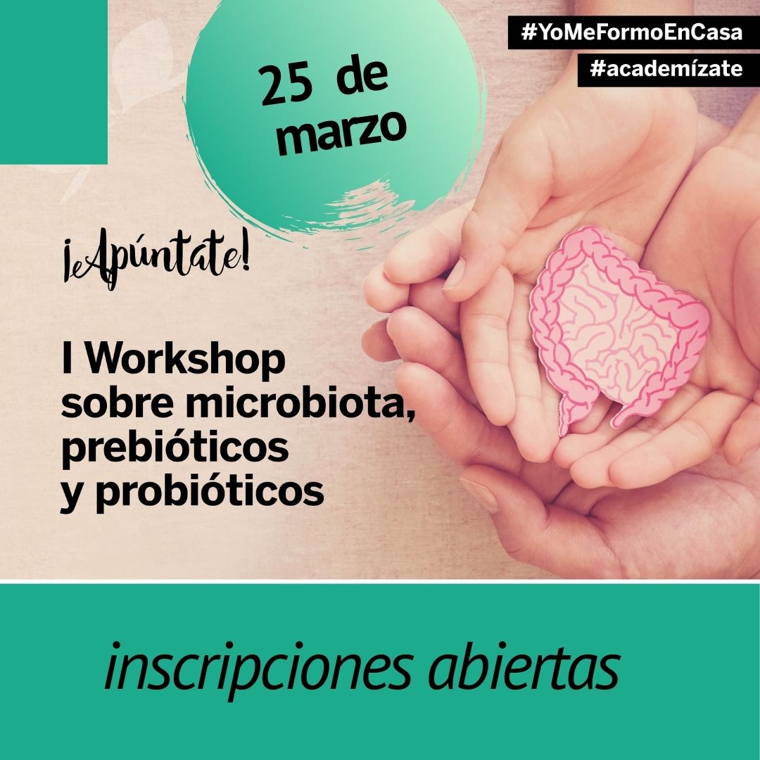 aedninforma's tweet photo. 🎯I Workshop "Microbiota, probióticos y prebióticos" 🗓️Viernes 25 marzo de 16 a 19 h.Conoce la evidencia científica en el empleo de probióticos y prebióticos en patologías. Más información: https://t.co/CZeoTO5kJt
#academizate #formacionacreditada #formacion #yomeformoencasa https://t.co/K8aBvenew6