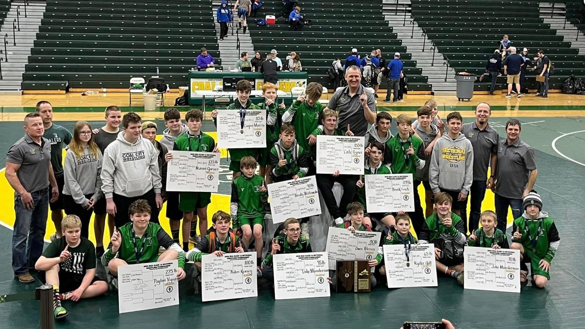 The Wrestling Warriors hosted Sectionals on Saturday.  They continued their dominance by winning the sectional with 425 team points, 11 individual sectional champions, and qualifying 18 wrestlers for state.  Way to go Warriors and good luck at State!
