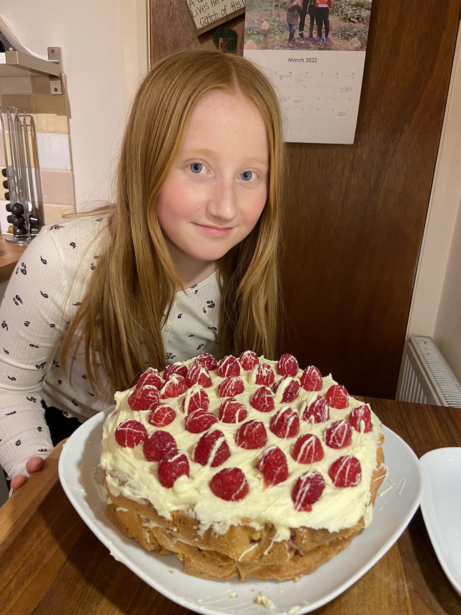 BE_SarahM's tweet photo. @janespatisserie hi Jane! My daughter Evie got your book for Christmas and she has baked lots of your bakes! She has made your white chocolate raspberry cake today! Thank you! Evie would love to work in a patisserie when she grows up so thank you for the inspiration! https://t.co/XV6XPQdYFX