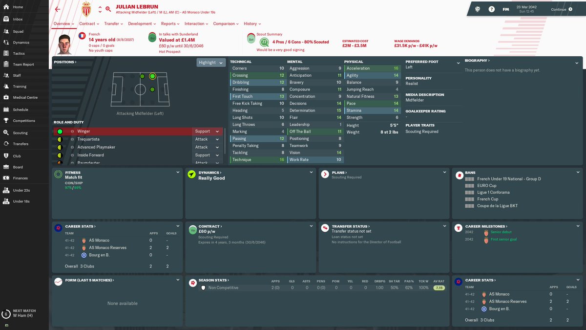 RegenHunters's tweet image. 14 years old!👀

FOURTEEN!!🤯

#FM19 #RegenHunting