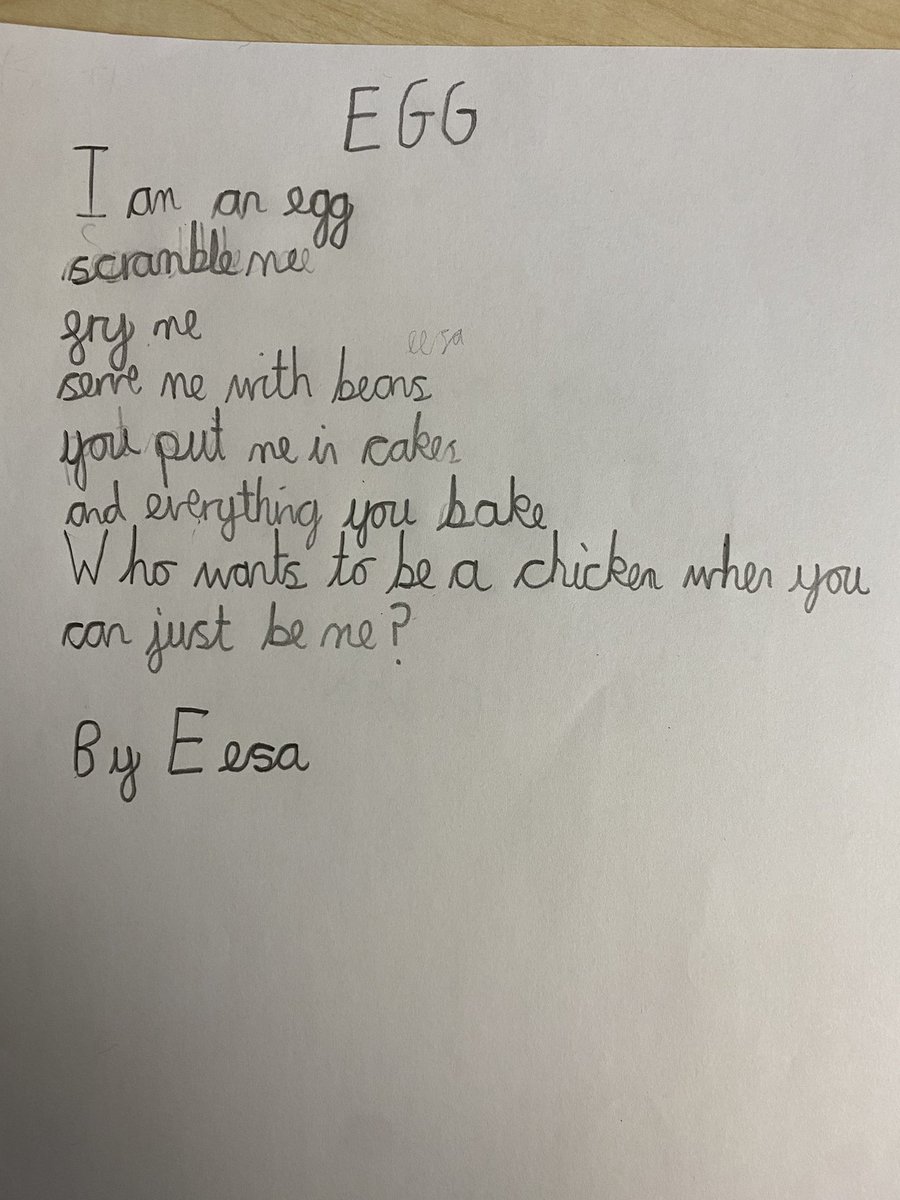 Here are some of the children’s poems which were inspired by Peter Sansom who visited us on World Book Day!