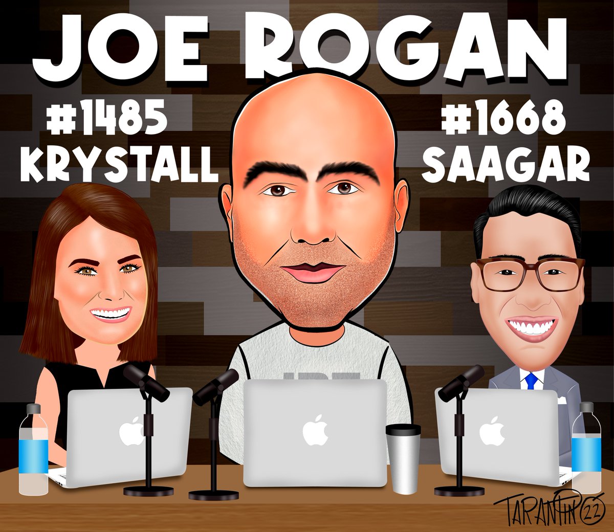 stevetarantino's tweet image. My latest art. 99% done. Hope you like the art. #joerogan #esaagar #BreakingPoints