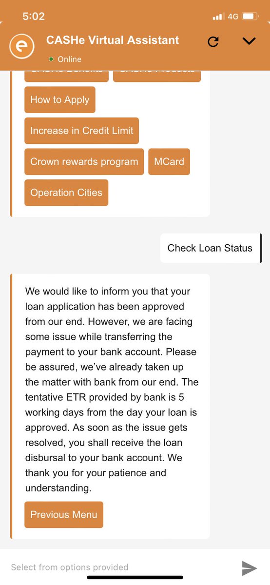 ManikantaPitha7's tweet photo. @CASHeApp Hi team,
I applied for loan. Loan has been approved. But saying like below attached screenshot. My registered mobile number 8106189697. https://t.co/1V6WwiDcEW