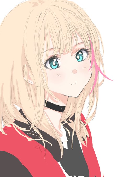 ポーズつけるの忘れてたラフ 