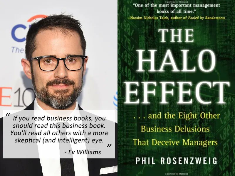 vuibo2's tweet photo. “If you read business books, you should read this business book. You'll read all others with a more skeptical (and intelligent) eye.” @ev on The Halo Effect by @philrosenzweig 📚 Check out more @ev recommendations ➡️ https://t.co/UnfmHC4fFj

#bookrecommendations #EvWilliams https://t.co/BrL2kY1Sd6