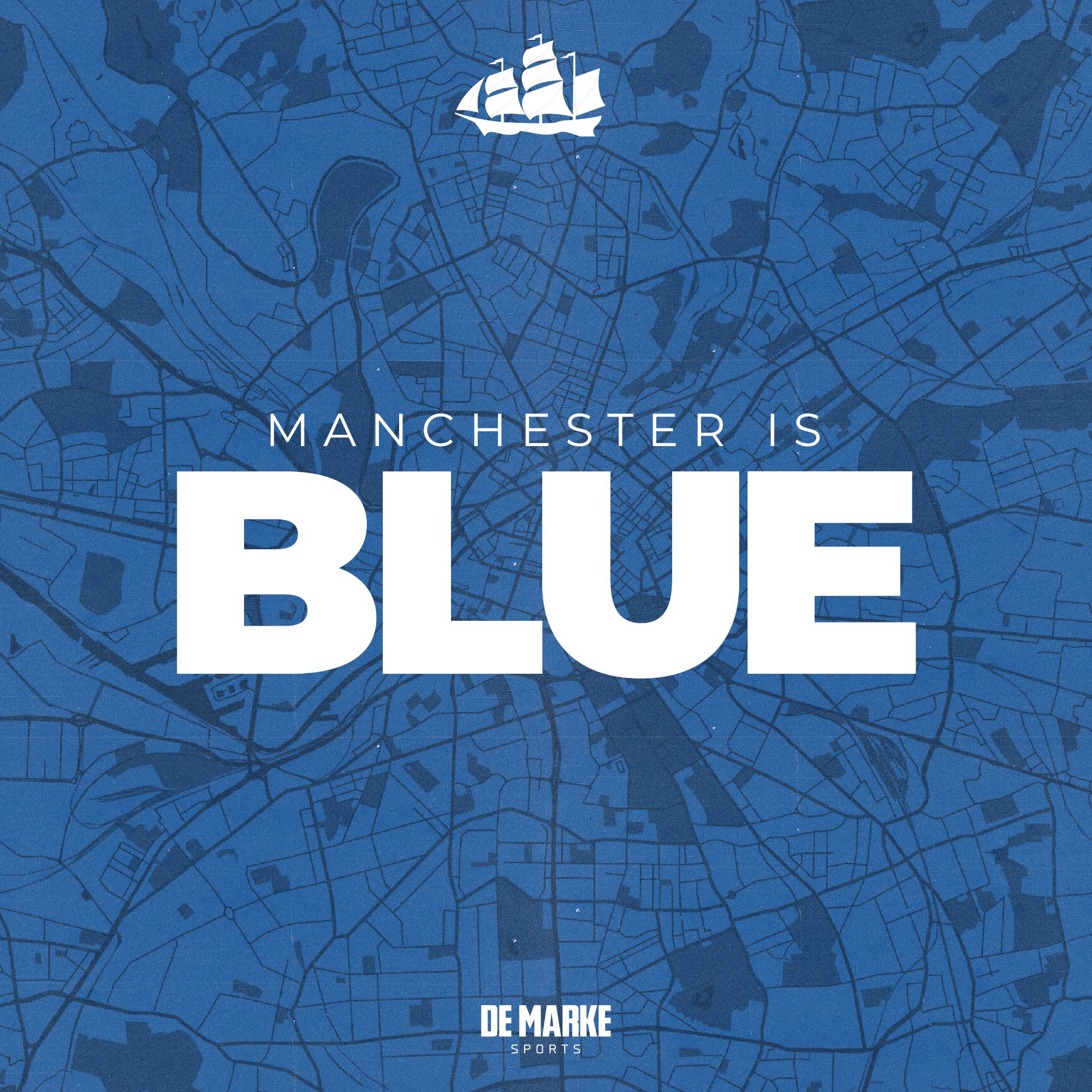 De Marke Sports on Twitter "Manchester is BLUE 🔵…