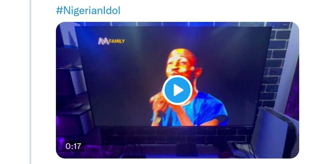StainlessGlow's tweet photo. @Nigerianidol please is this guy still in the competition https://t.co/5vFimnDKTe