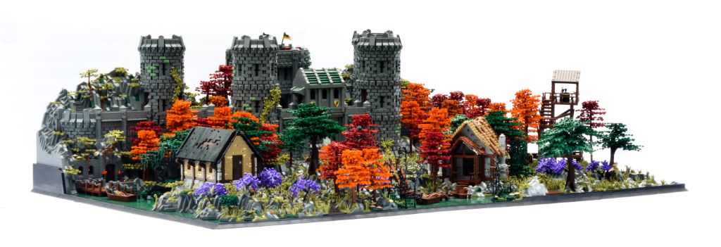 Check out the detail and colours in this Stormholme Castle #LEGO build by Patrick Massey #weloveMOCs