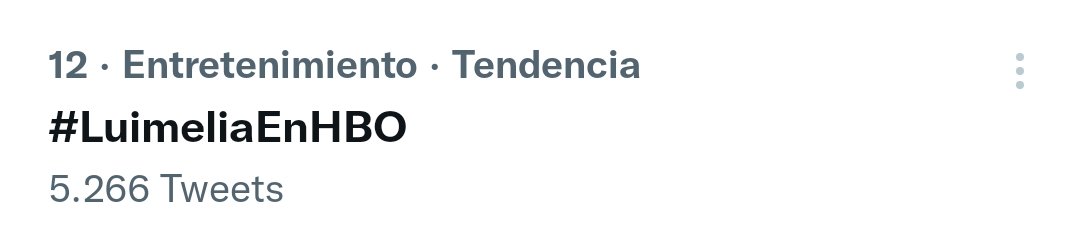 Venga chiques, hemos conseguido subir al puesto 12 y siendo domingo de fútbol
A ver hasta dónde podemos llegar!
#LuimeliaEnHBO