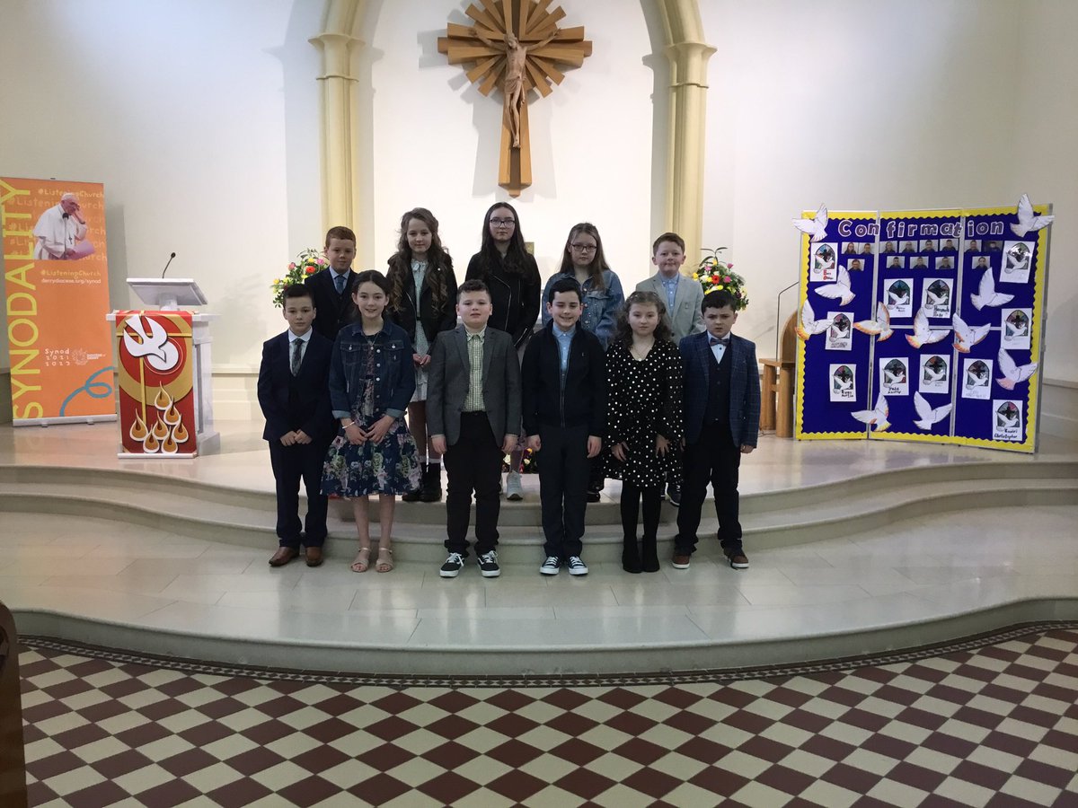 🕊 Confirmation 🕊
Congratulations to our wonderful P.7 pupils for receiving the Sacrament of Confirmation 
You were all fantastic 👏🏻
Thanks to Fr. McGirr for celebrating the ceremony 
O come Holy Spirit
knocknagin.com