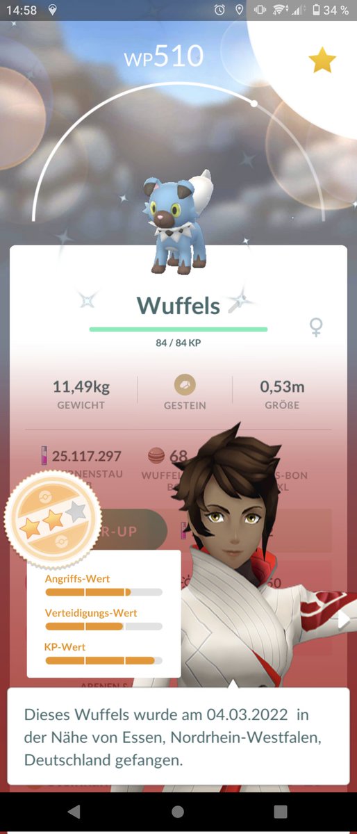 Babyfee1310's tweet photo. Ausgebrütet und zwei Mal tauschen auf gut Glück 😬
#PokemonGO 
#PokemonGOfriends
#ShinyPokemon 
#justperfect https://t.co/7nX0joKNTH