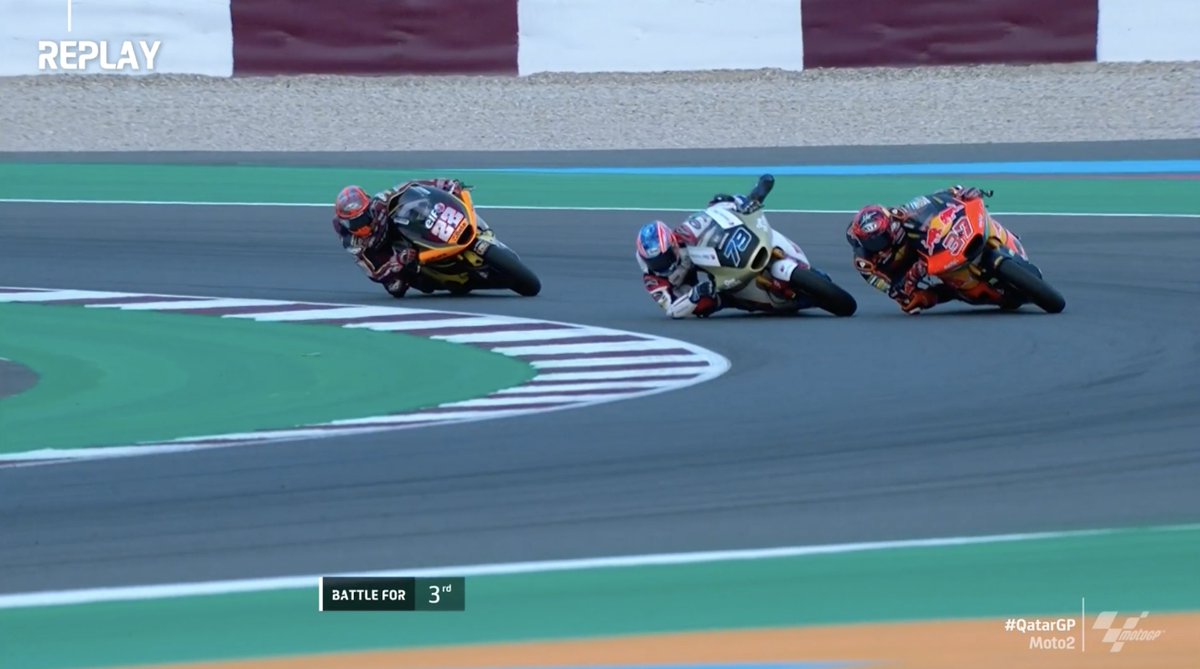 And he somehow stayed on...