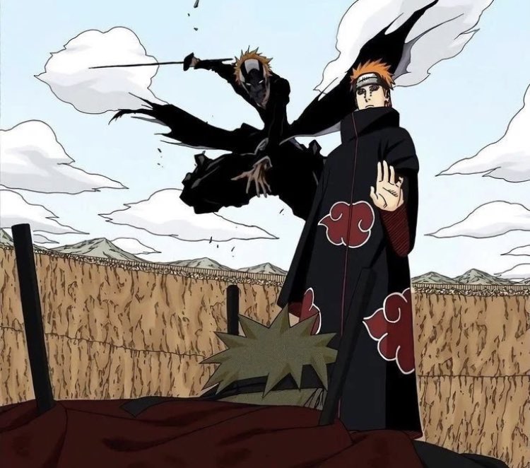 _DailyBleach's tweet image. Bleach x Naruto