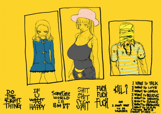 今日も昔の絵をあげます。
拙い英語描きがち。意外と恥ずかしくはないのだけど人から見たらやっぱり寒いのかしら。
日常が続きますように! 