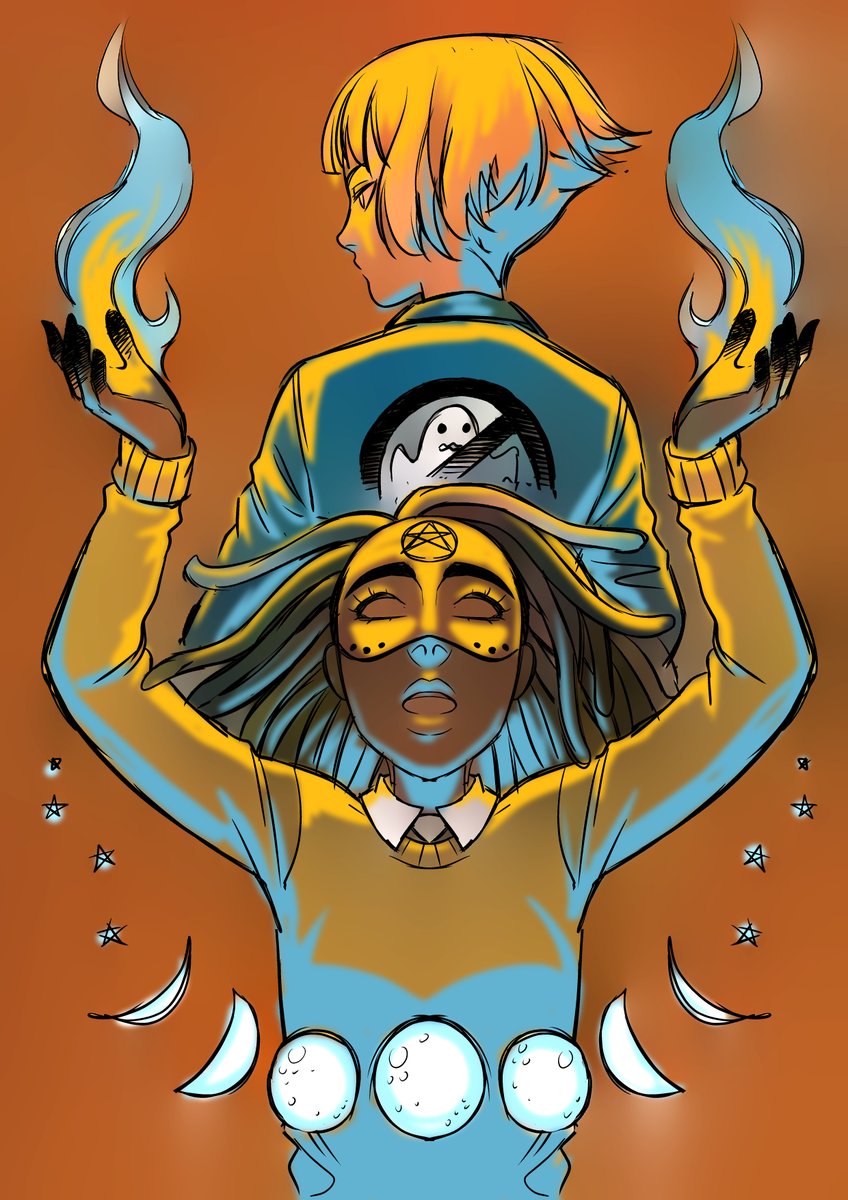 amonsterlass's tweet photo. Cover test for Sue, the Urban Sorceress #3 Comics here: https://t.co/q8fytfqaJE #horror #suetheurbansorceress #amonsterlass #transmediatale #manga #anime #conceptart #arcane #Videogame #proudtobeamonster #cover #CoverArt #fantasy #youngadult #teenager #illustration #popart #art https://t.co/UExKlC7WLb
