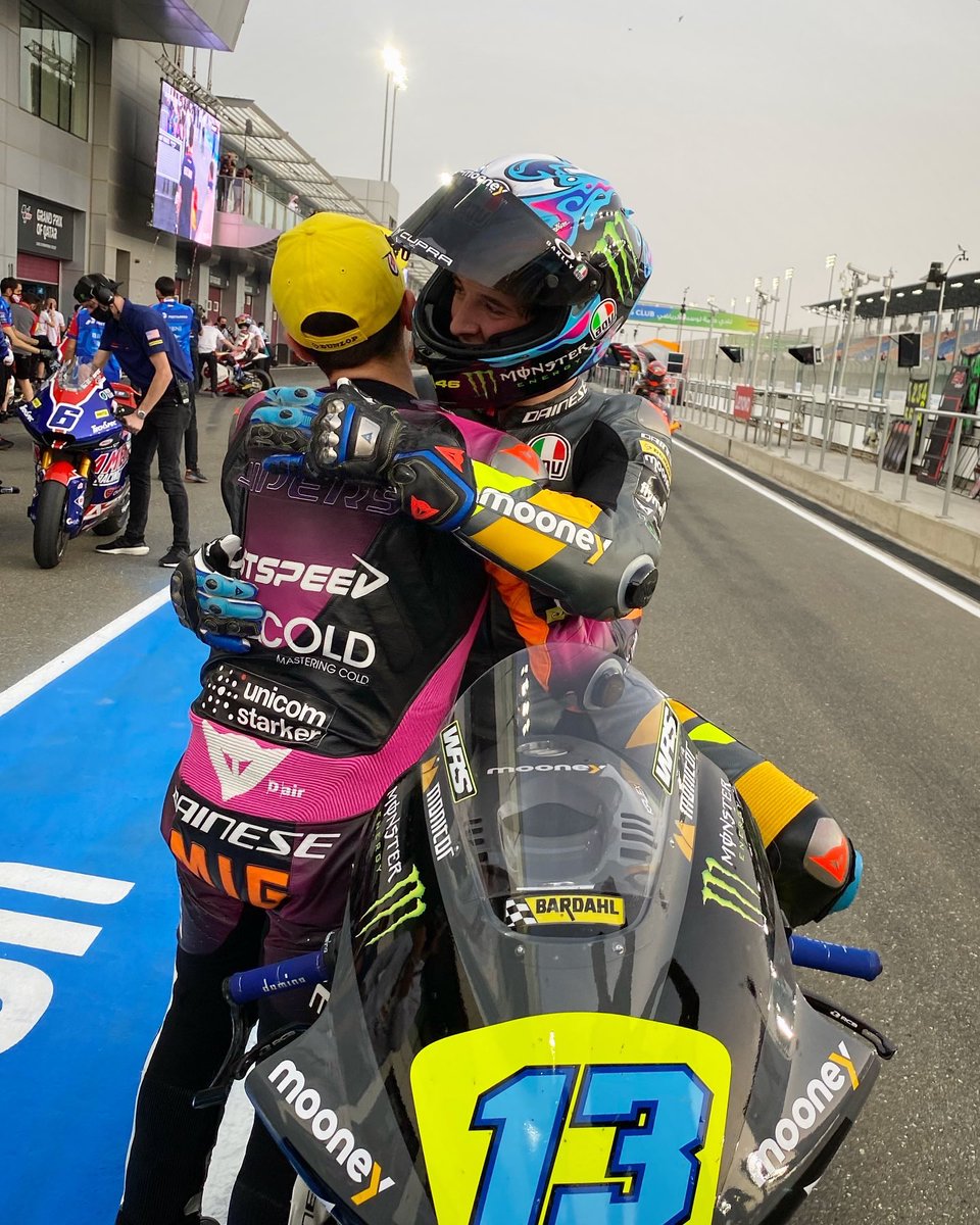 VRRidersAcademy's tweet photo. CELEEEEEEEEEE MAMMA MIA CHE GARA CHE PERFEZIONE #Cele13ππ₯
@VR46RacingTeam π₯
#QatarGP https://t.co/P26ycgfKvq